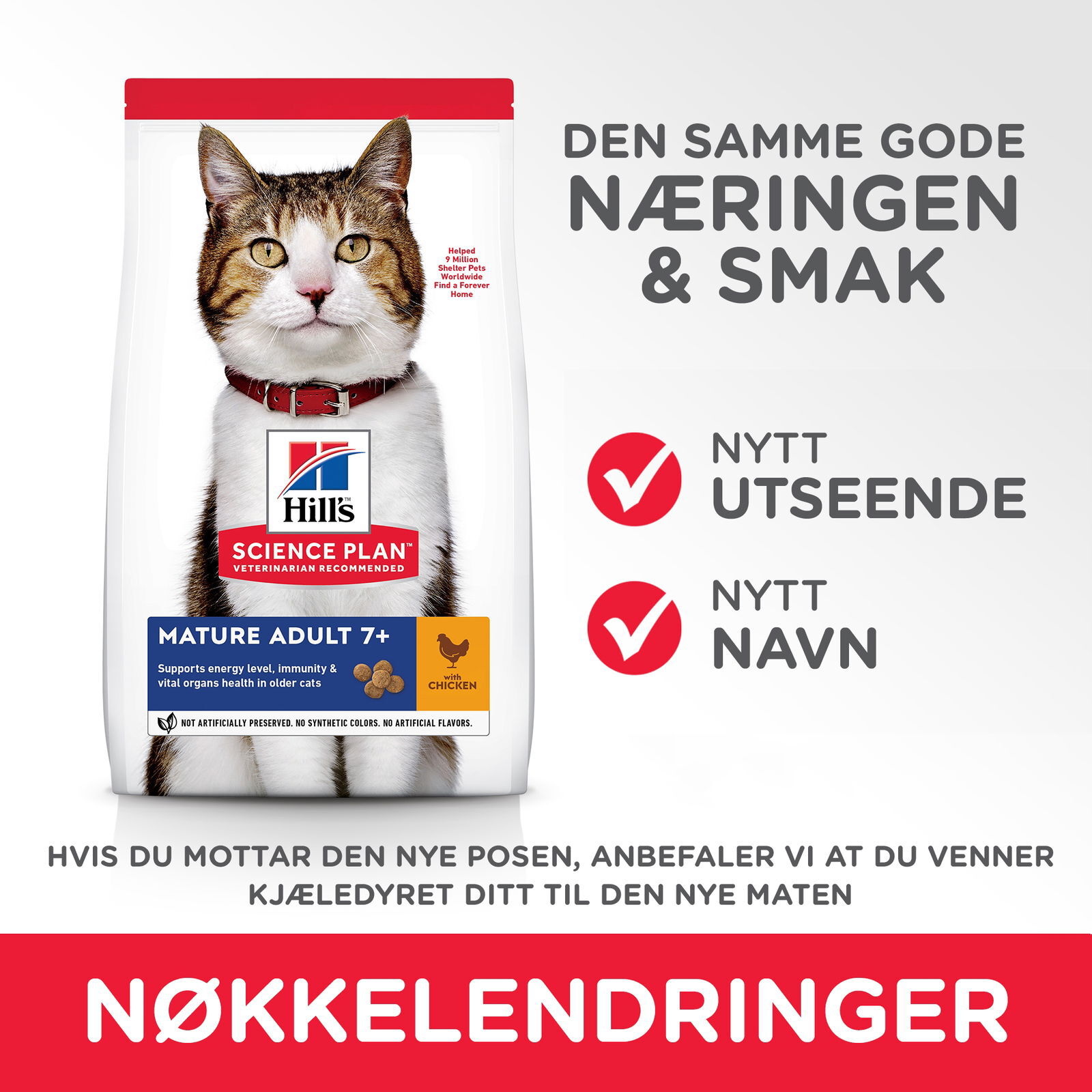 Hill's Science Plan Cat Mature 7+ Chicken