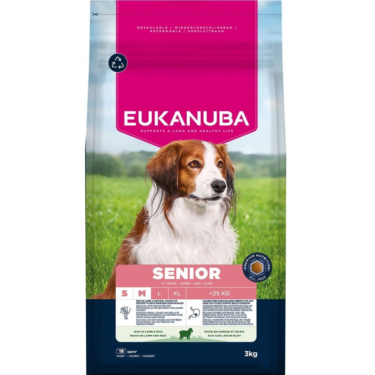 Eukanuba Senior Small & Medium Breed Lamb & Rice
