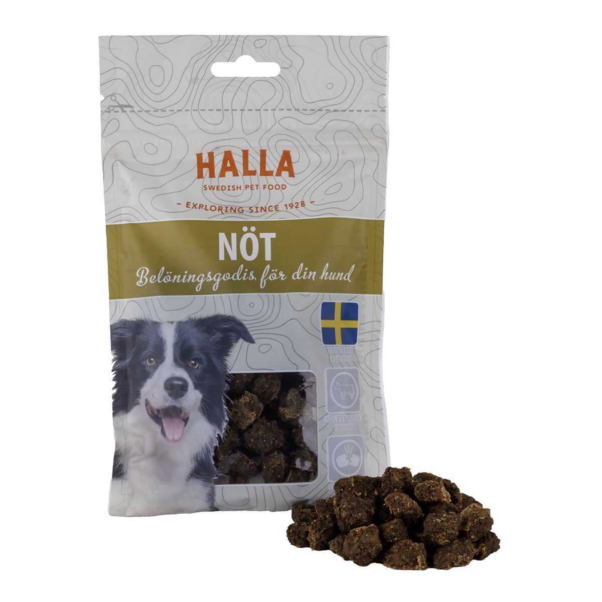 Halla Dog Treats Beef 80g