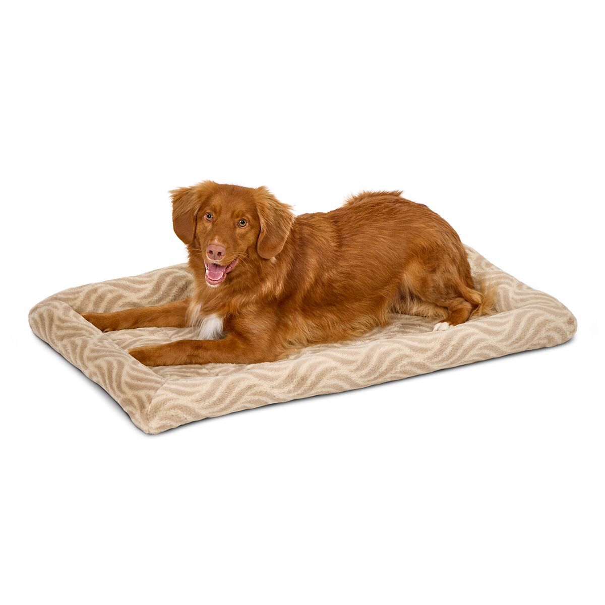 Midwest QuietTime Wave Hundeseng/Katteseng Beige 90x57cm - Hundesenger