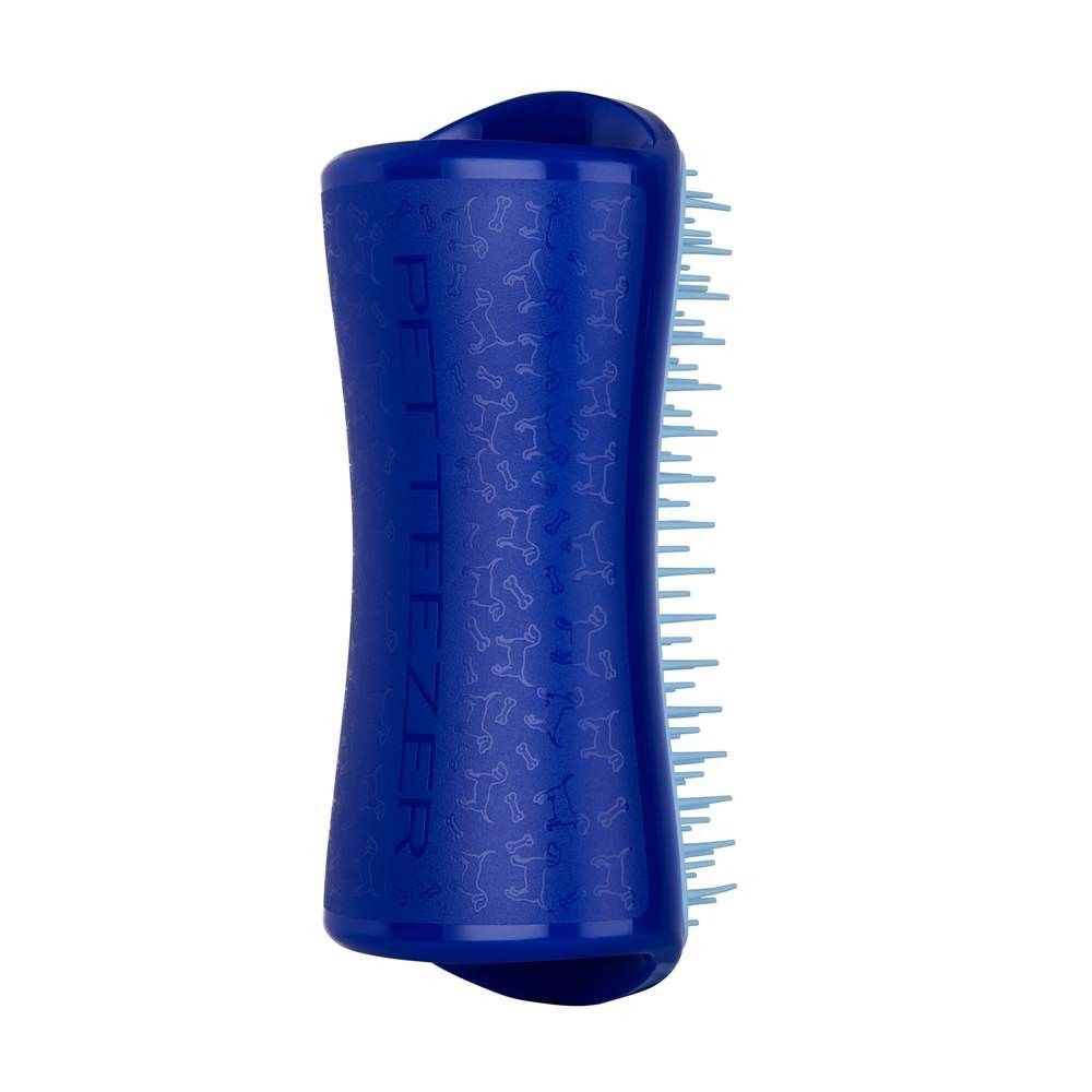 Pet Teezer De-Shedding Brush for undercoat sky blue small