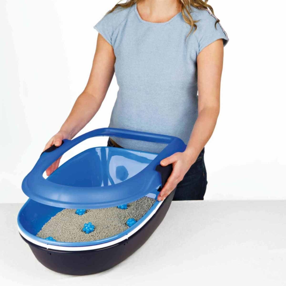 Trixie Berto litter tray, grey/pastel