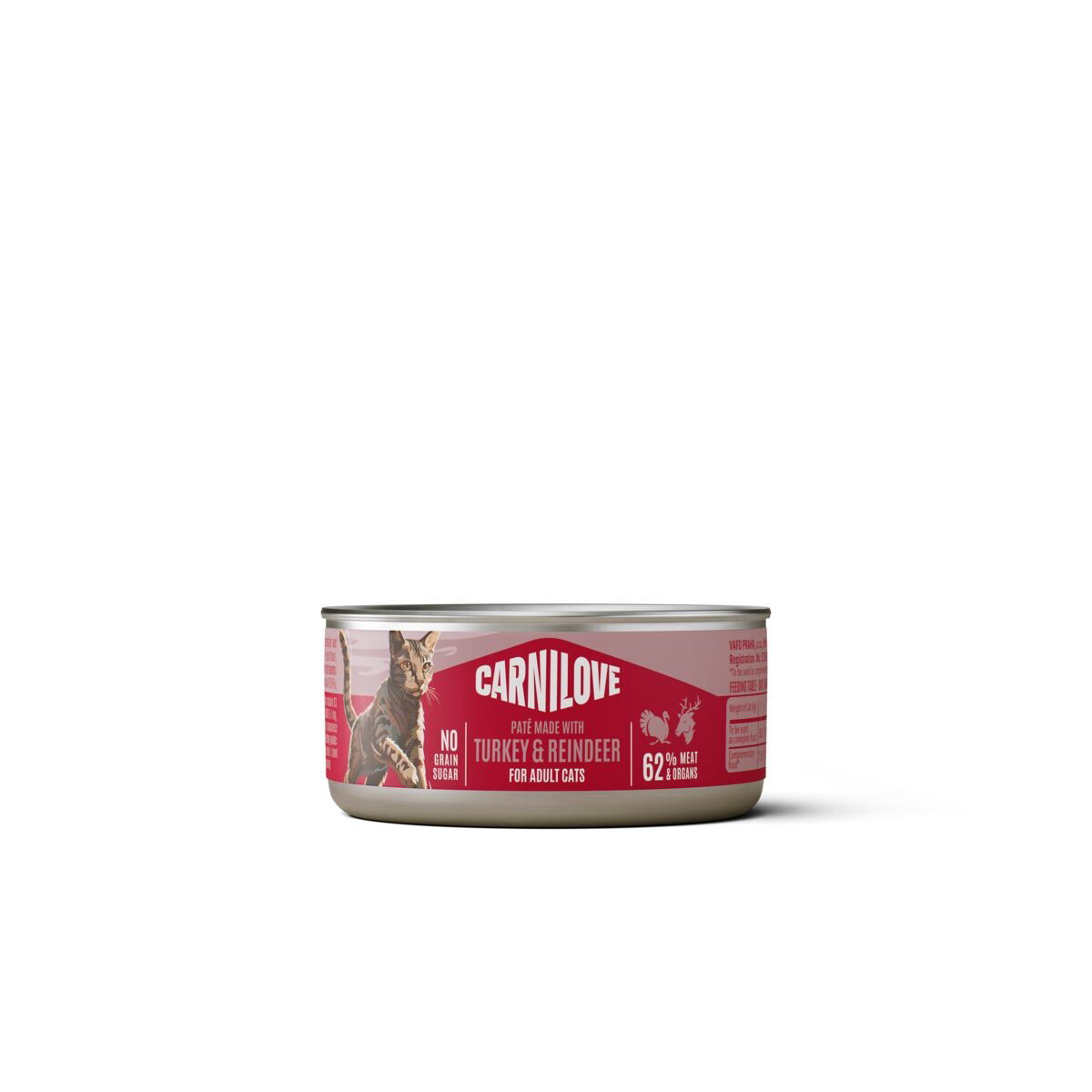 CARNILOVE cat CAN pate turkey & reindeer