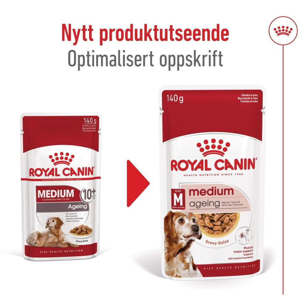 Royal Canin Medium Ageing Gravy våtfôr til hund
