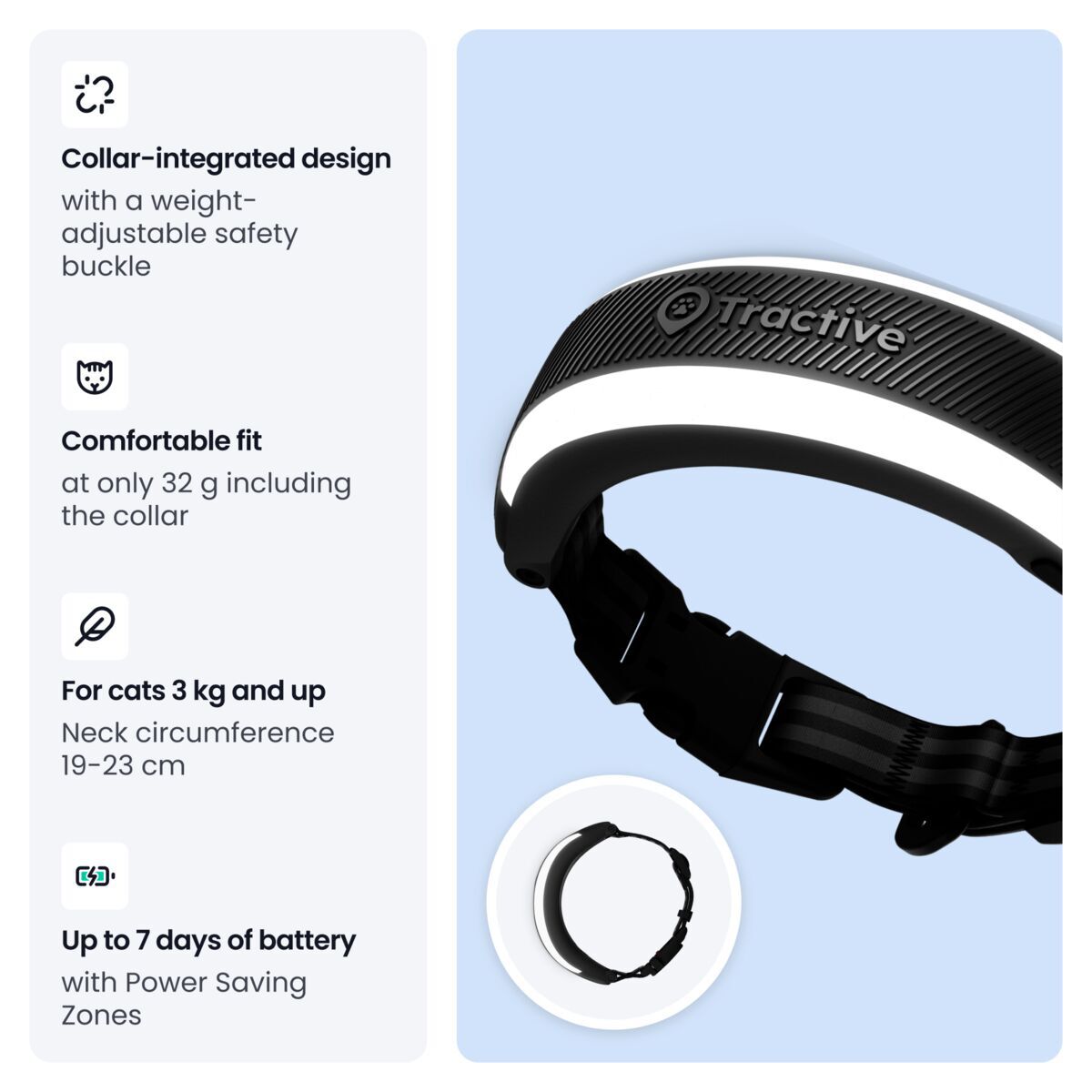 Tractive CAT 6 Mini – GPS Tracker & Health Monitor