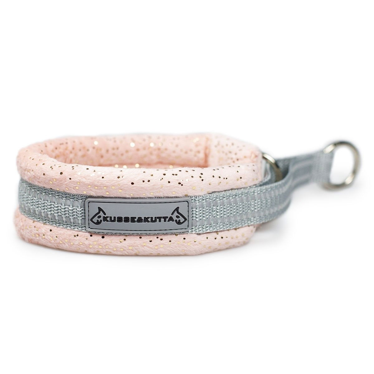 Kusse & Kutta collar, sparkle peach
