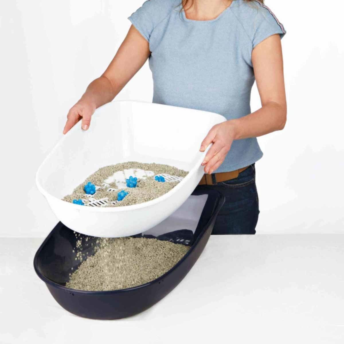 Trixie Berto litter tray, grey/pastel