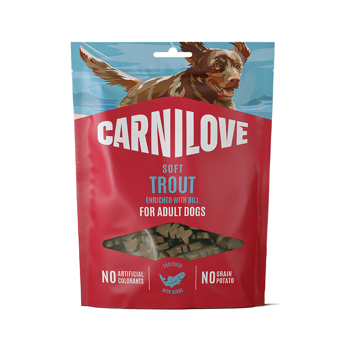 CARNILOVE Dog SOFT Snack Trout enriched with Dill 200 g