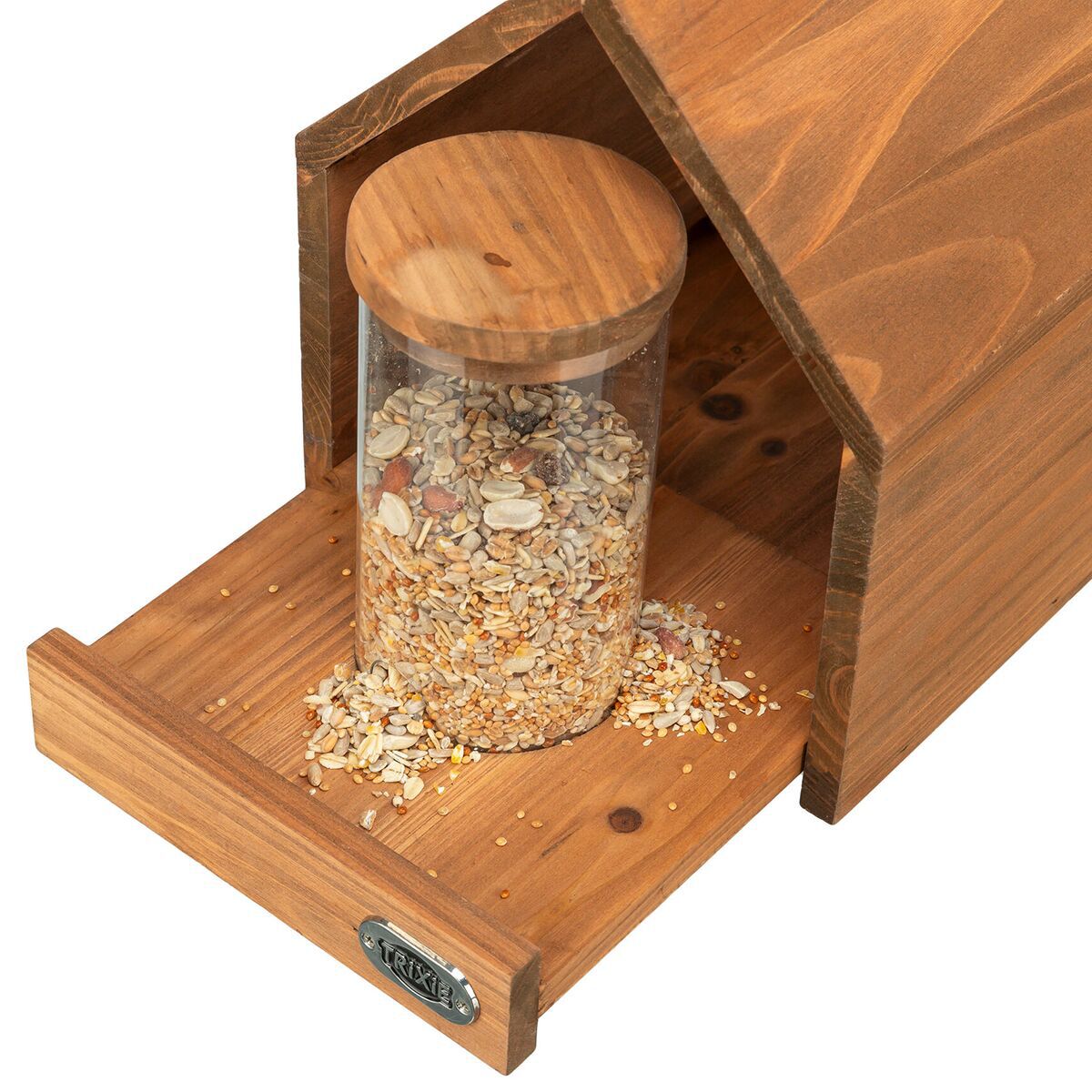 Trixie bird feeder, 20×24×20cm, brown