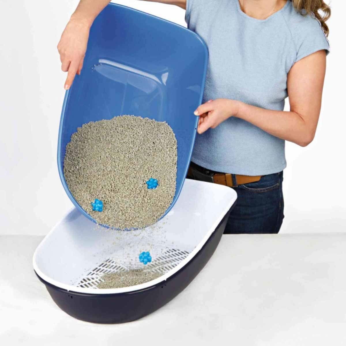 Trixie Berto litter tray, grey/pastel