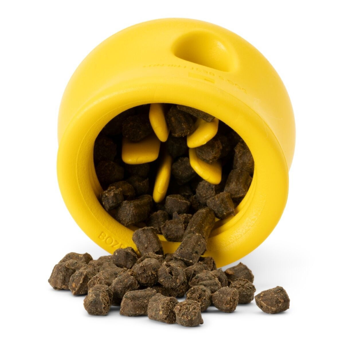 West Paw Toppl Limited Edition Gul 10 cm - Aktivitetsleker til hund