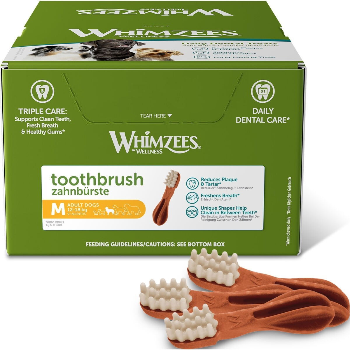 Whimzees tyggetannbørste