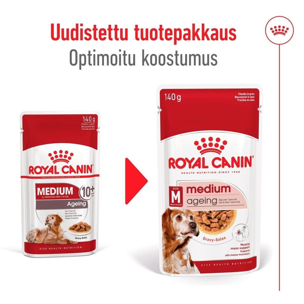 Royal Canin Medium Ageing Gravy våtfôr til hund
