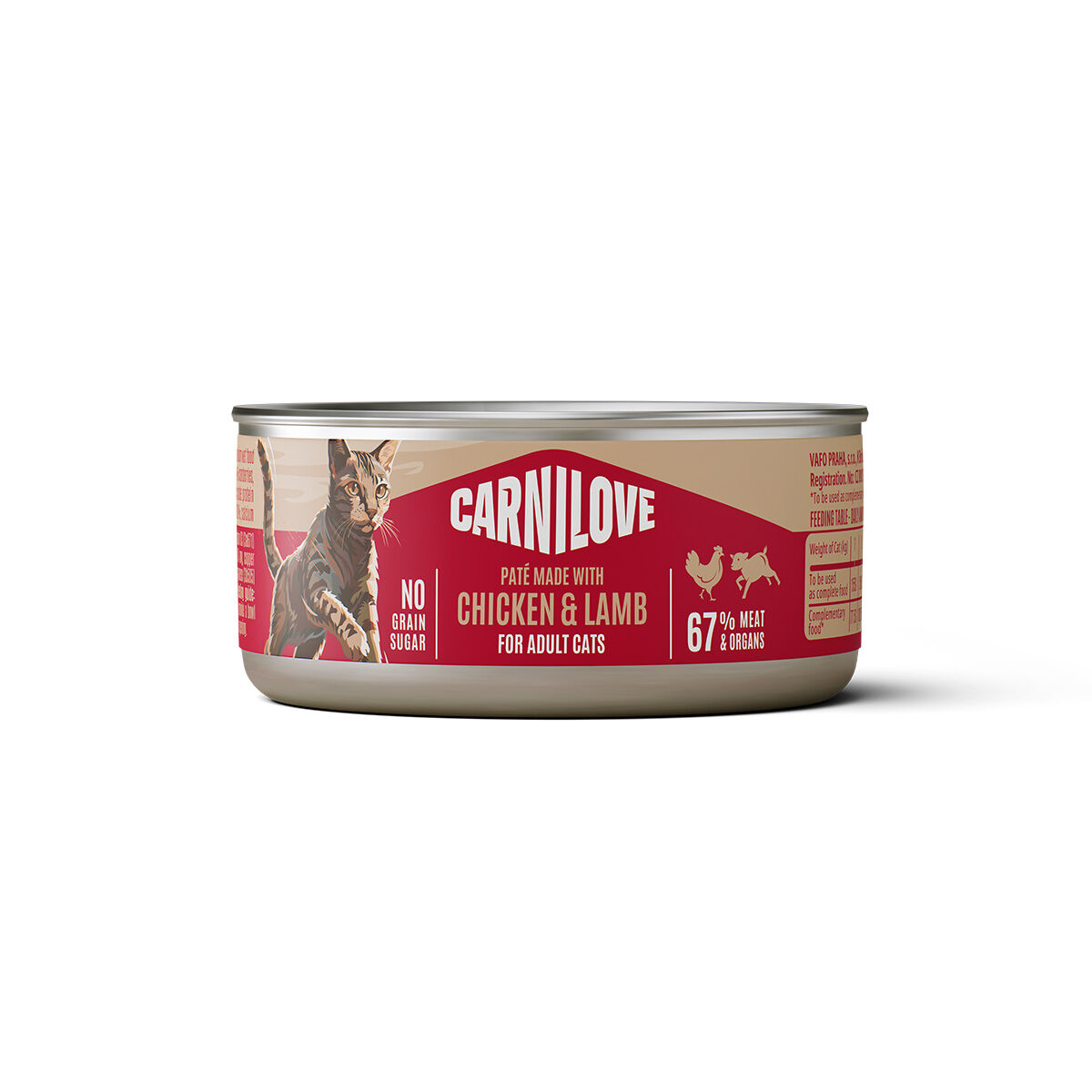 Carnilove Cat Adult Chicken & Lamb Paté Våtfôr til Katt 100 g