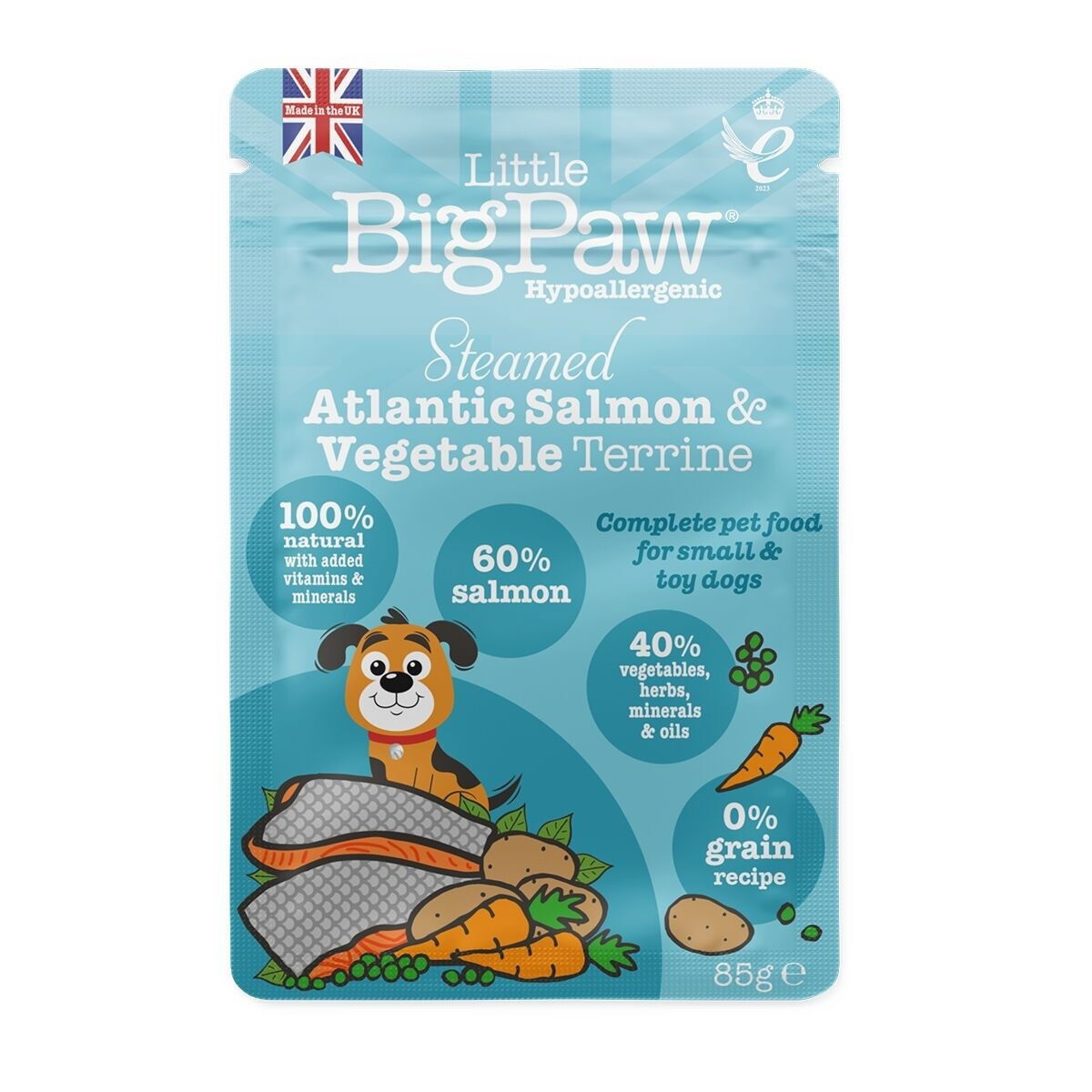 Little BigPaw Steamed Salmon & Vegetables
