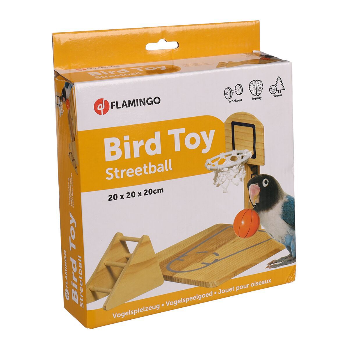 Flamingo Bird Toy Streetball 20x20x20 cm