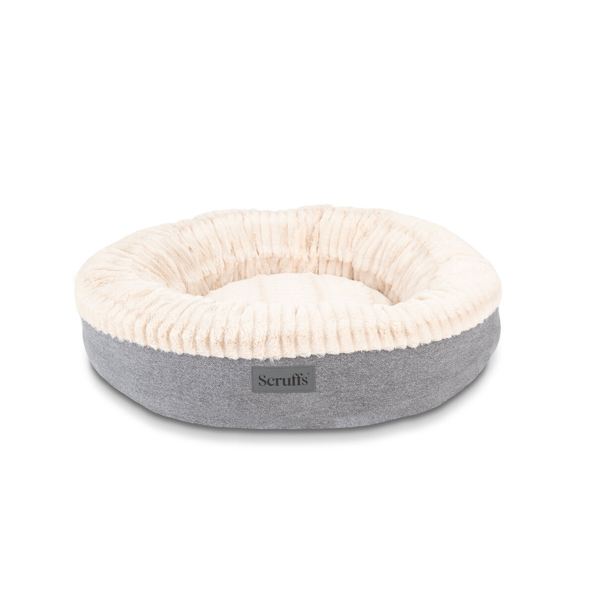 Scruffs Ellen donut bed light gray