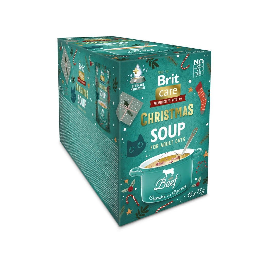 Brit Care Cat Christmas Beef Soup 75g