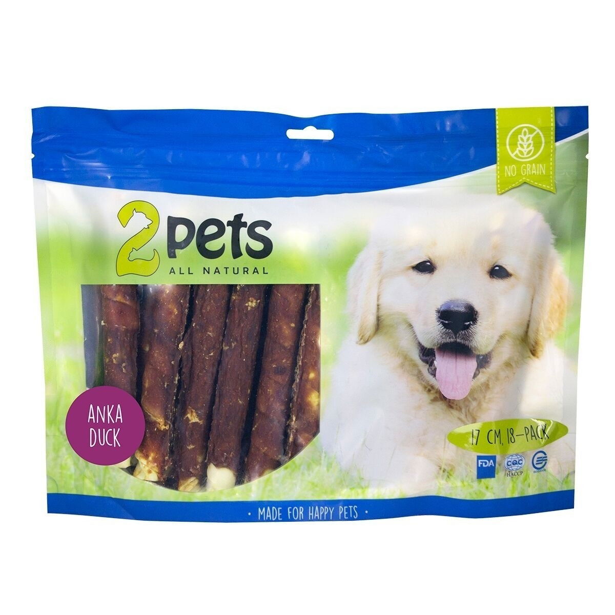 2Pets Tyggerull med andefilet