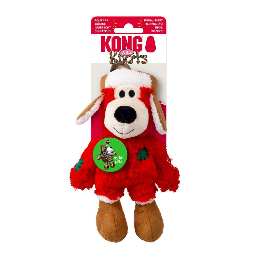  Kong Holiday25 Wild Knots Bear assorted S/M