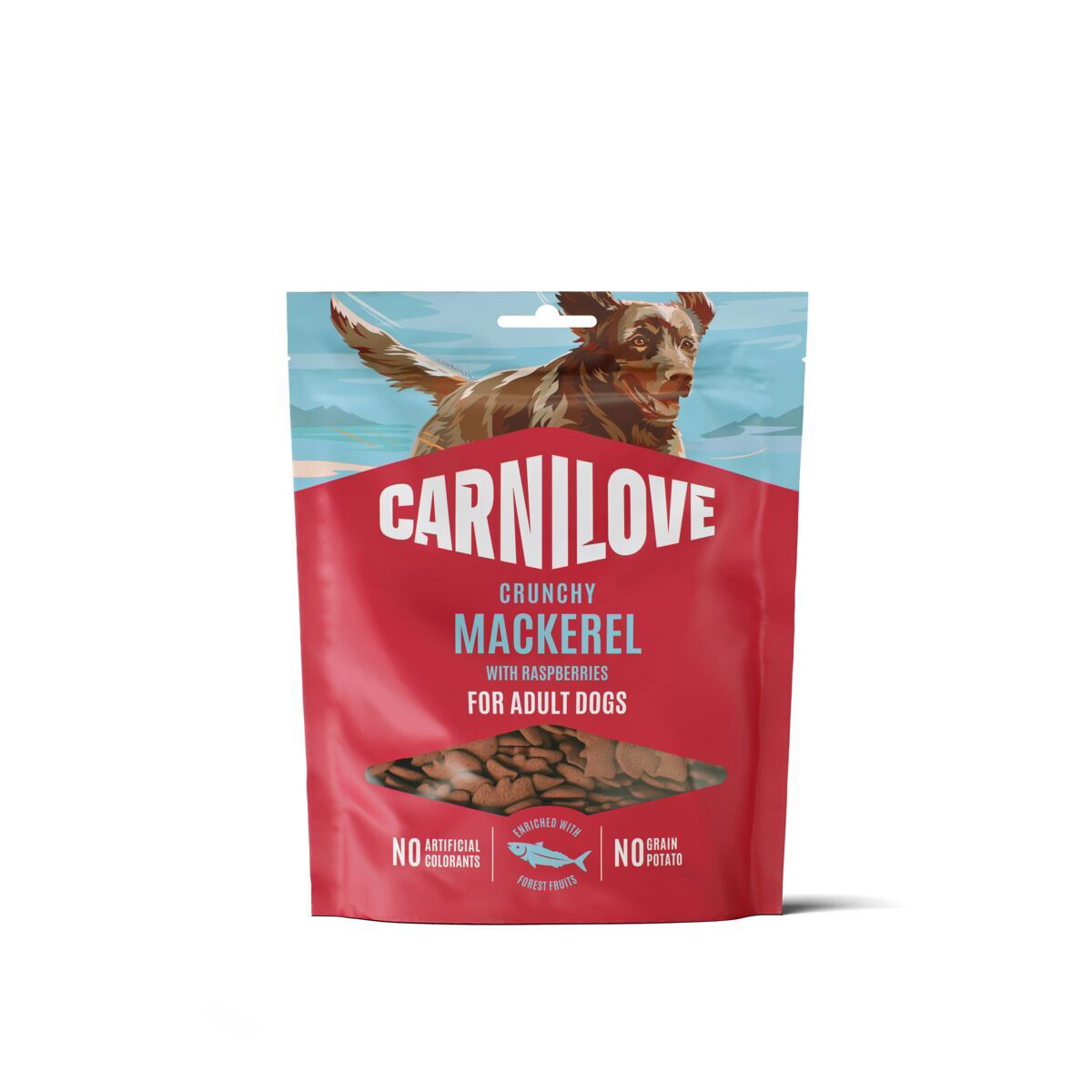 CARNILOVE Dog CRUNCHY  Snack Mackerel with Raspberries 200 g