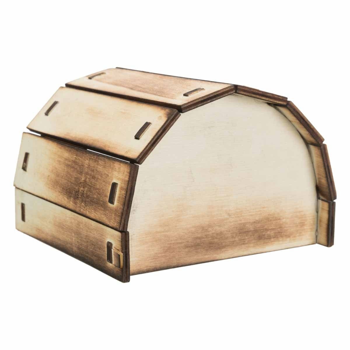 Trixie Mikkel house wood/flamed 13×9×13cm