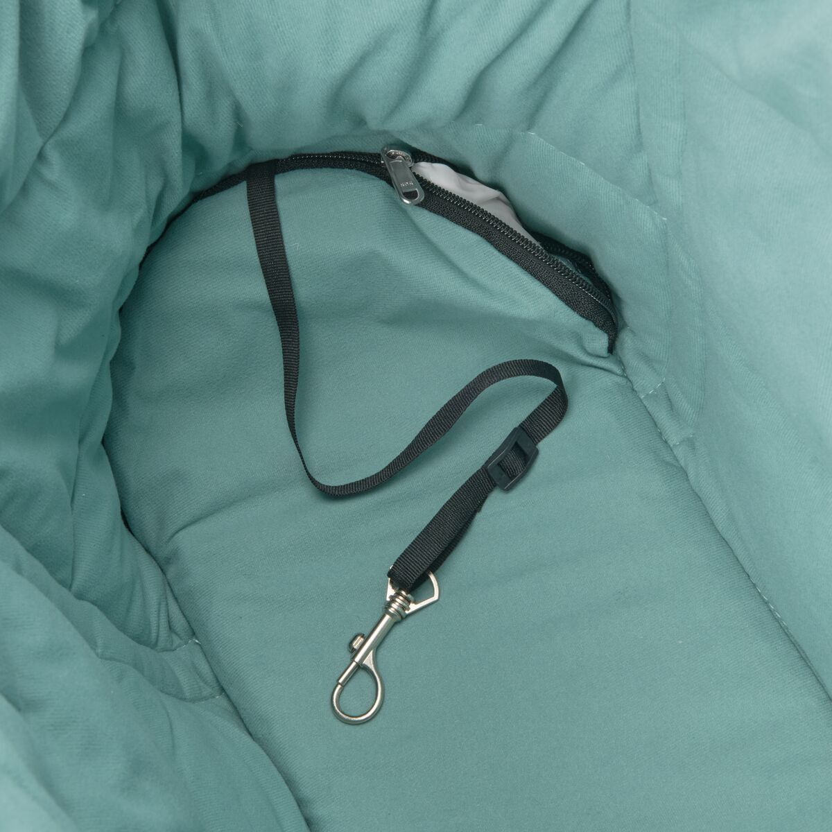 Little&Bigger Carry Me soft dog carrier bag aqua green