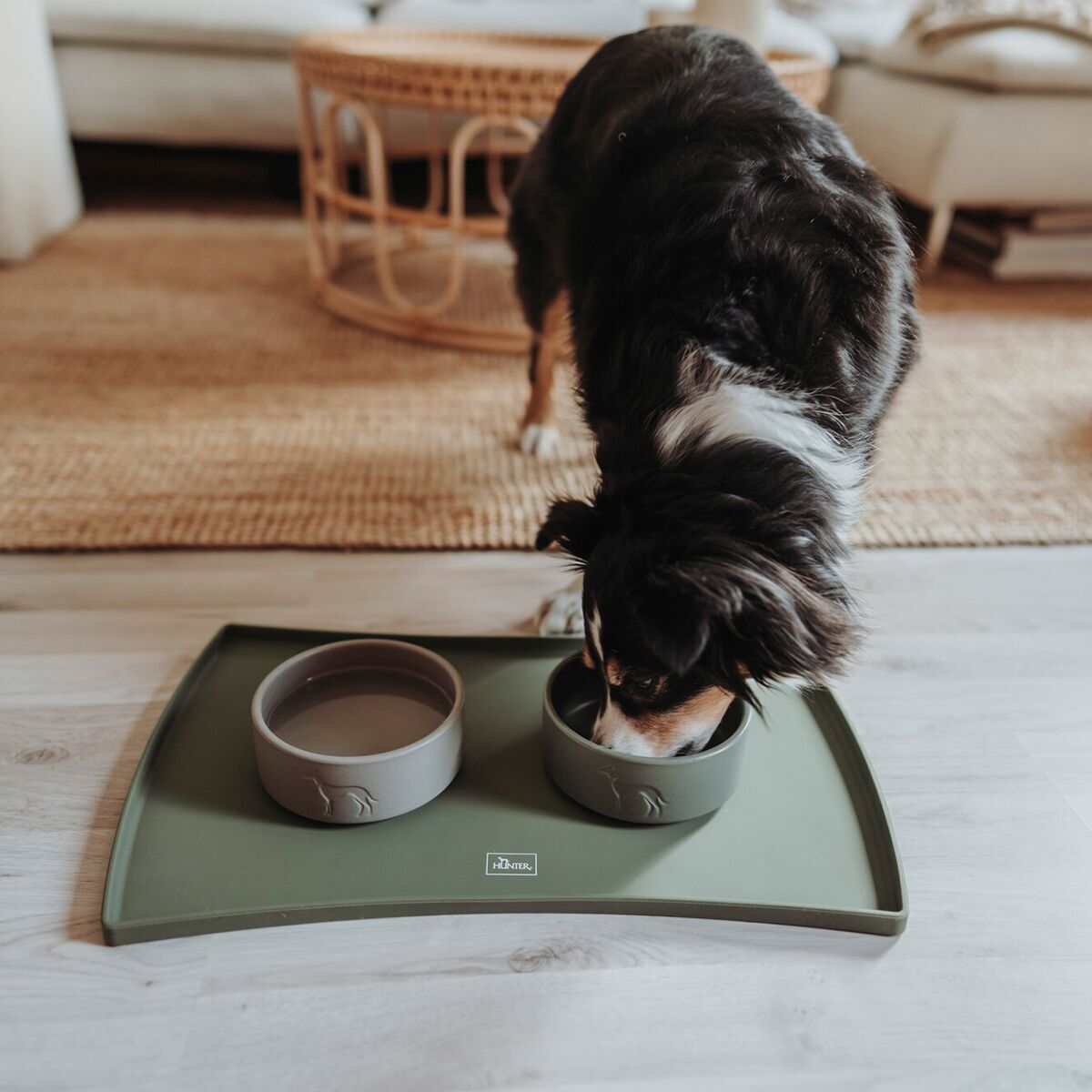 Hunter Ceramic Bowl Osby Green