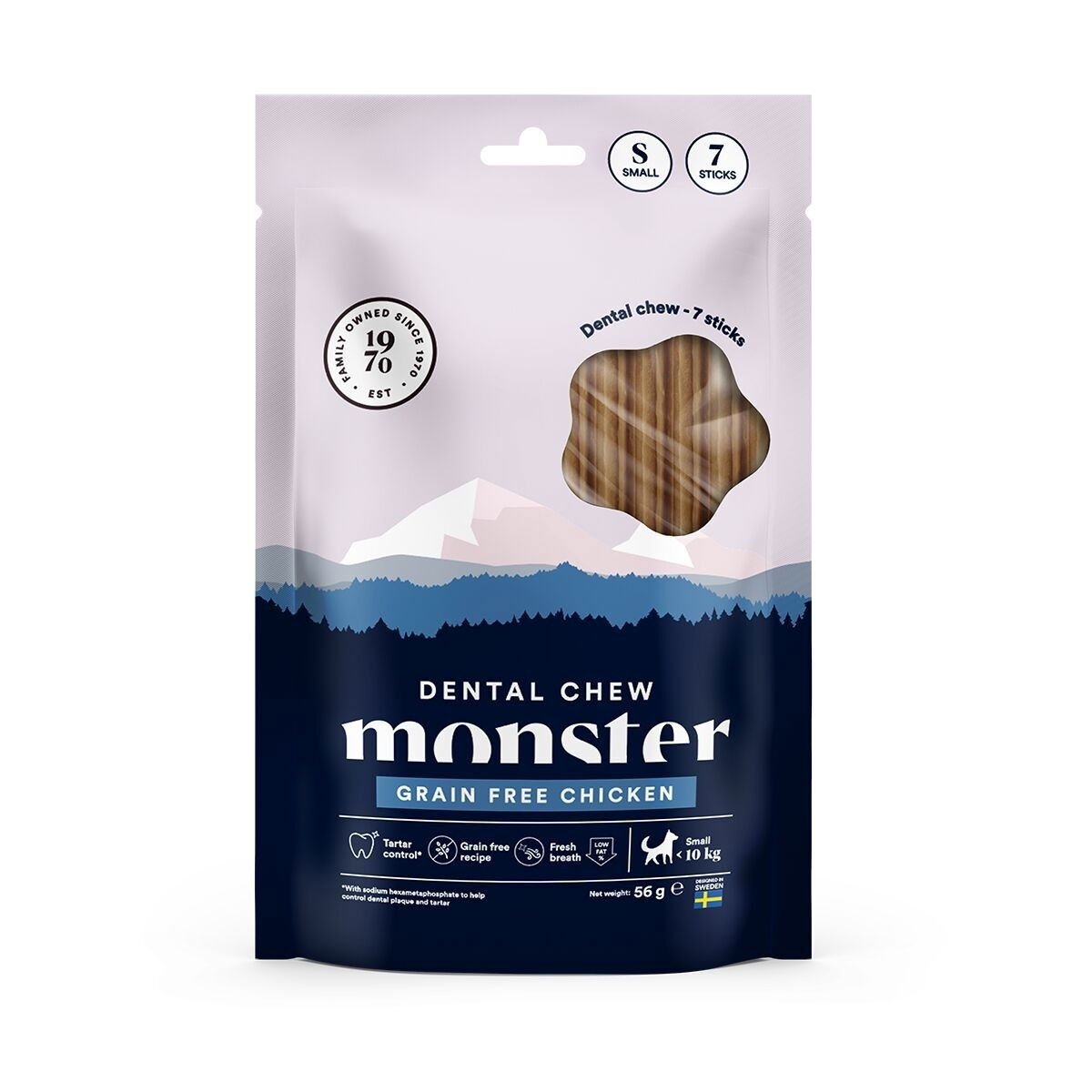Monster Dog Dental Chew GF Chicken S