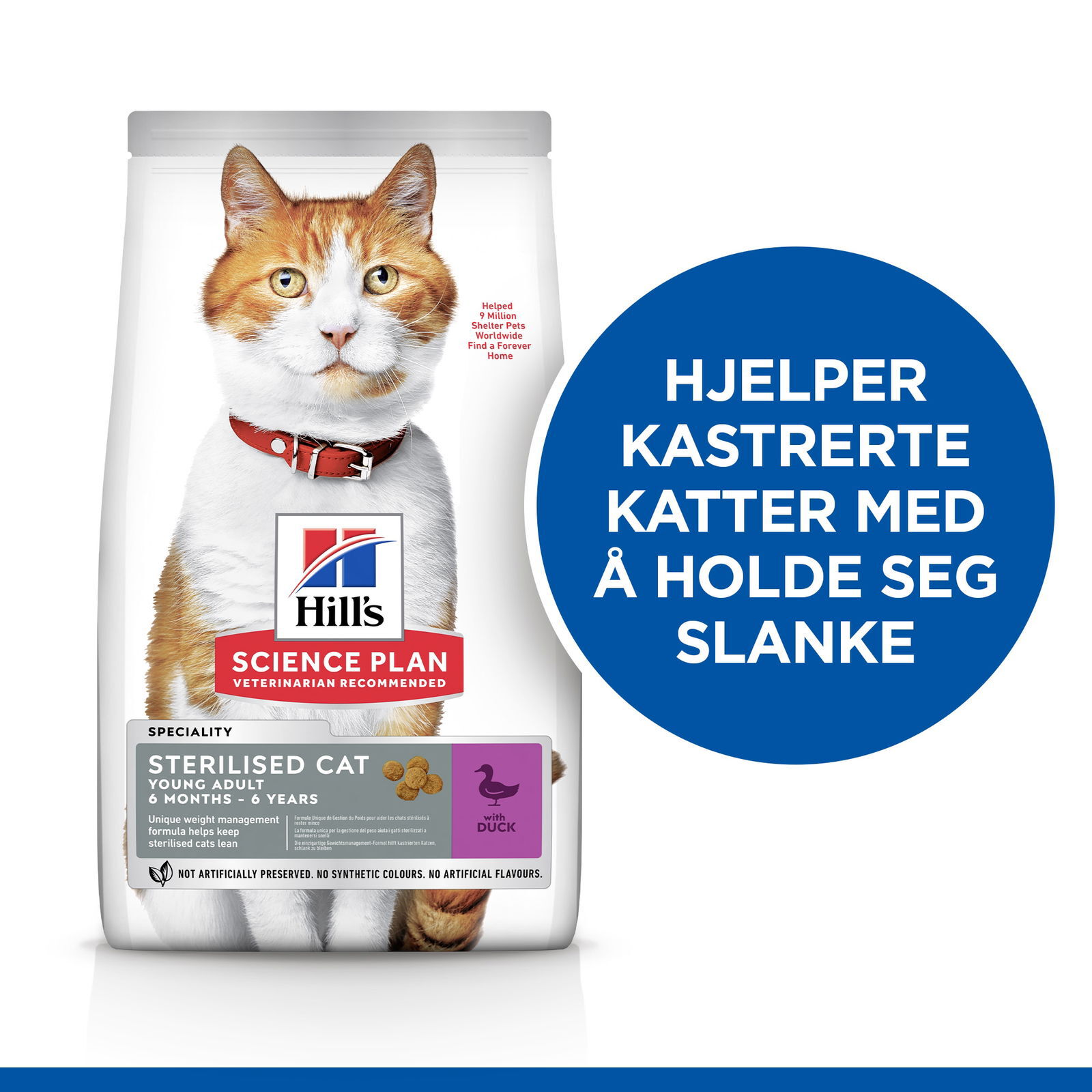 Hill's Science Plan Feline YoungAd Sterilised with Duck  