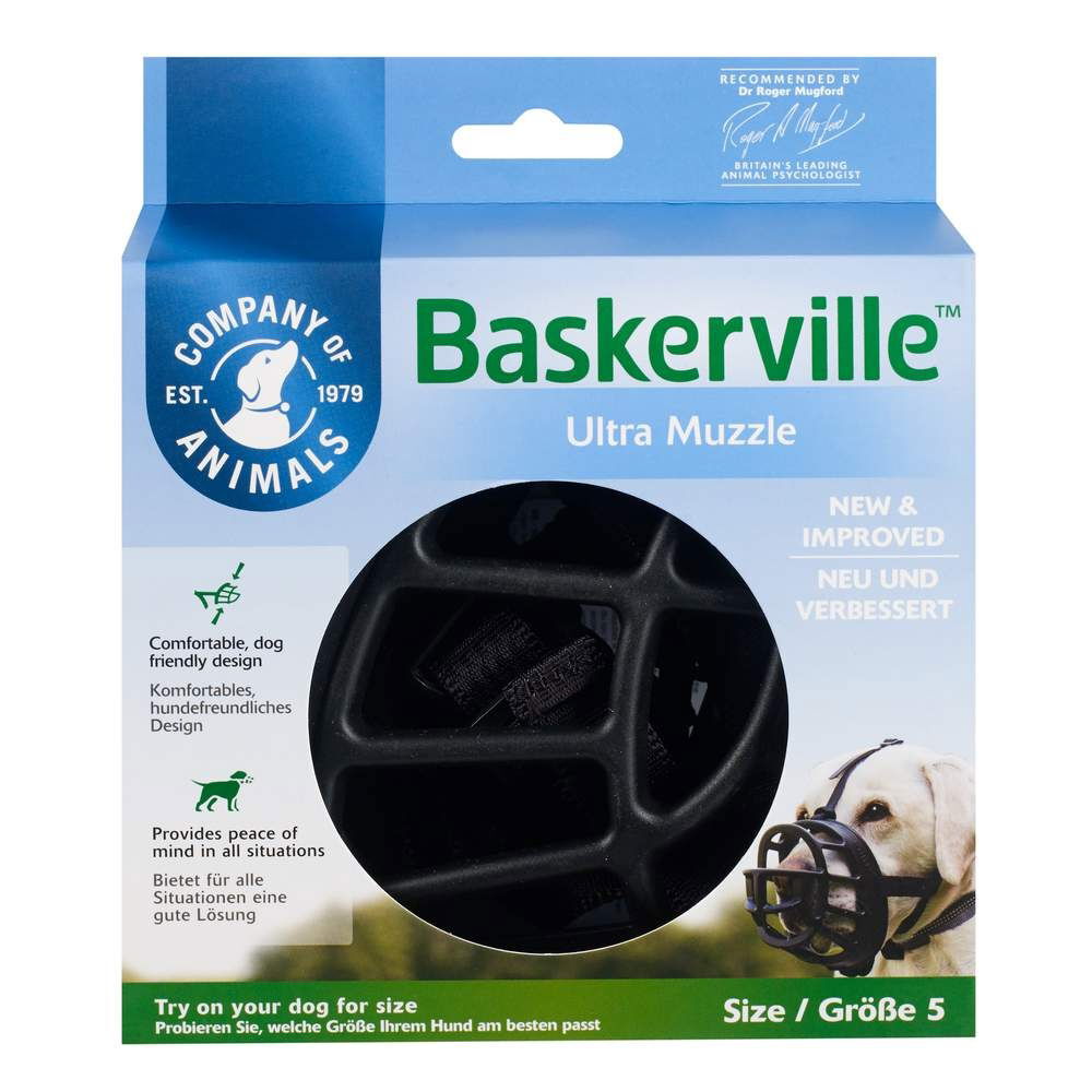 Baskerville Ultra Munkorg 5 - Munnkurv til hund