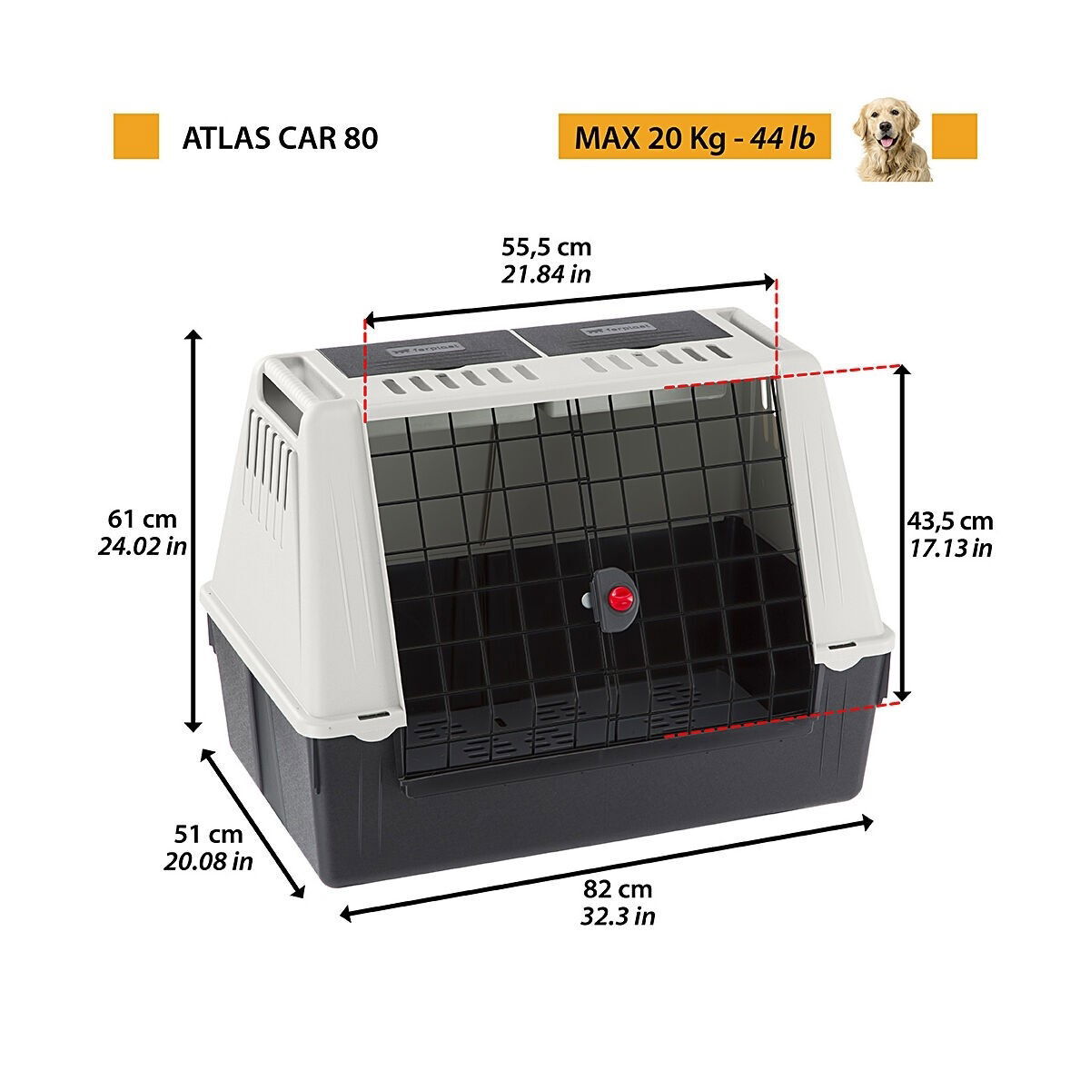 Transportbur til bil Atlas