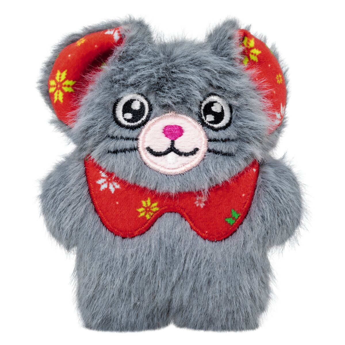 KONG Holiday26 Cat Snuzzles Mus Katteleke Grå - Juleleker for katter