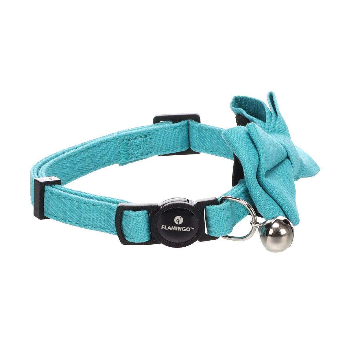Flamingo Cat Collar with bow tie