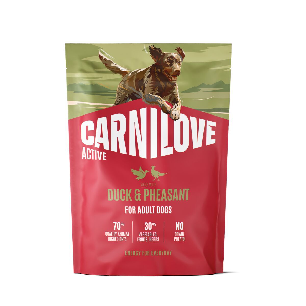Carnilove Dog Adult Active Duck & Pheasant Tørrfôr til Hund 1,5 kg - Kornfritt hundefôr