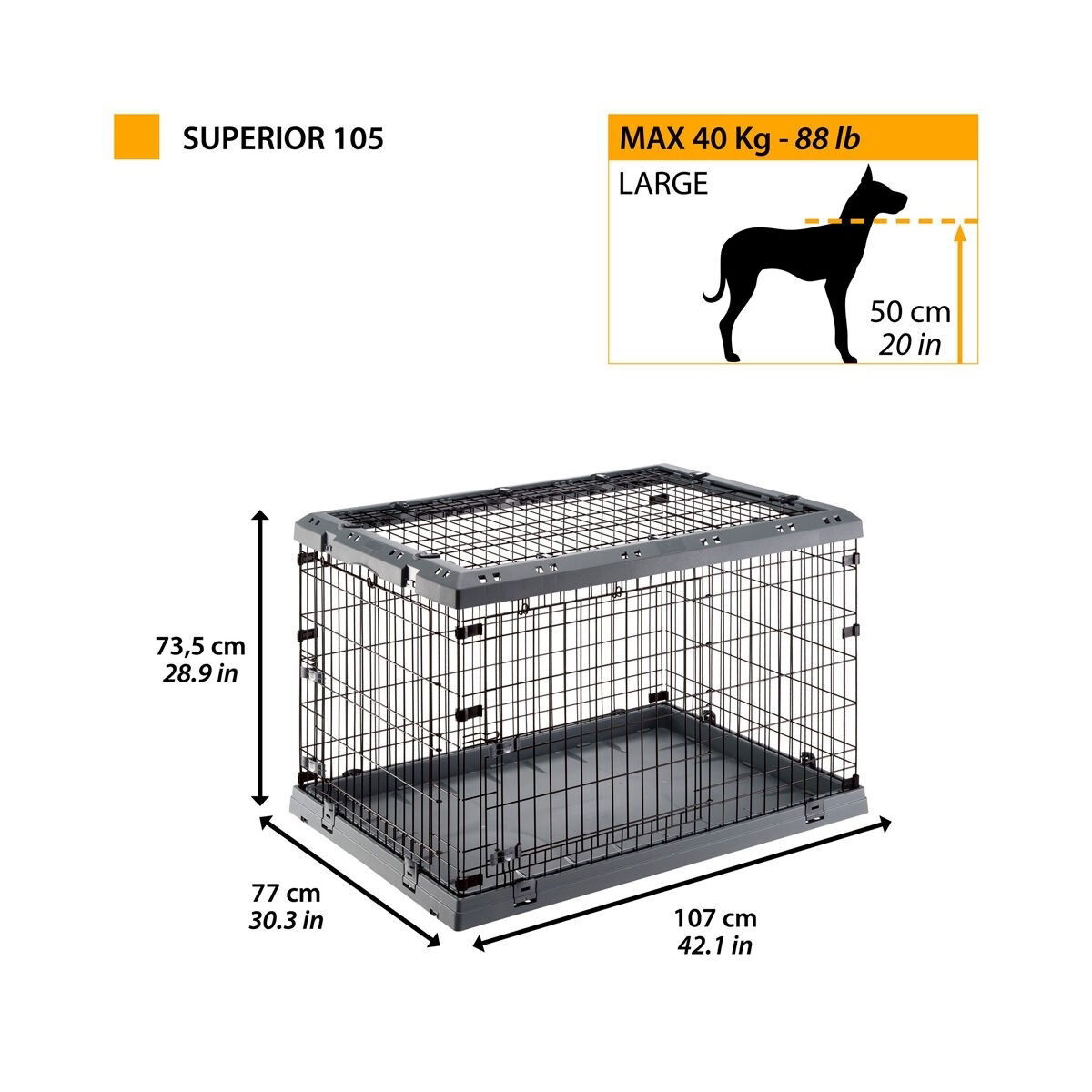 Ferplast Superior dog cage
