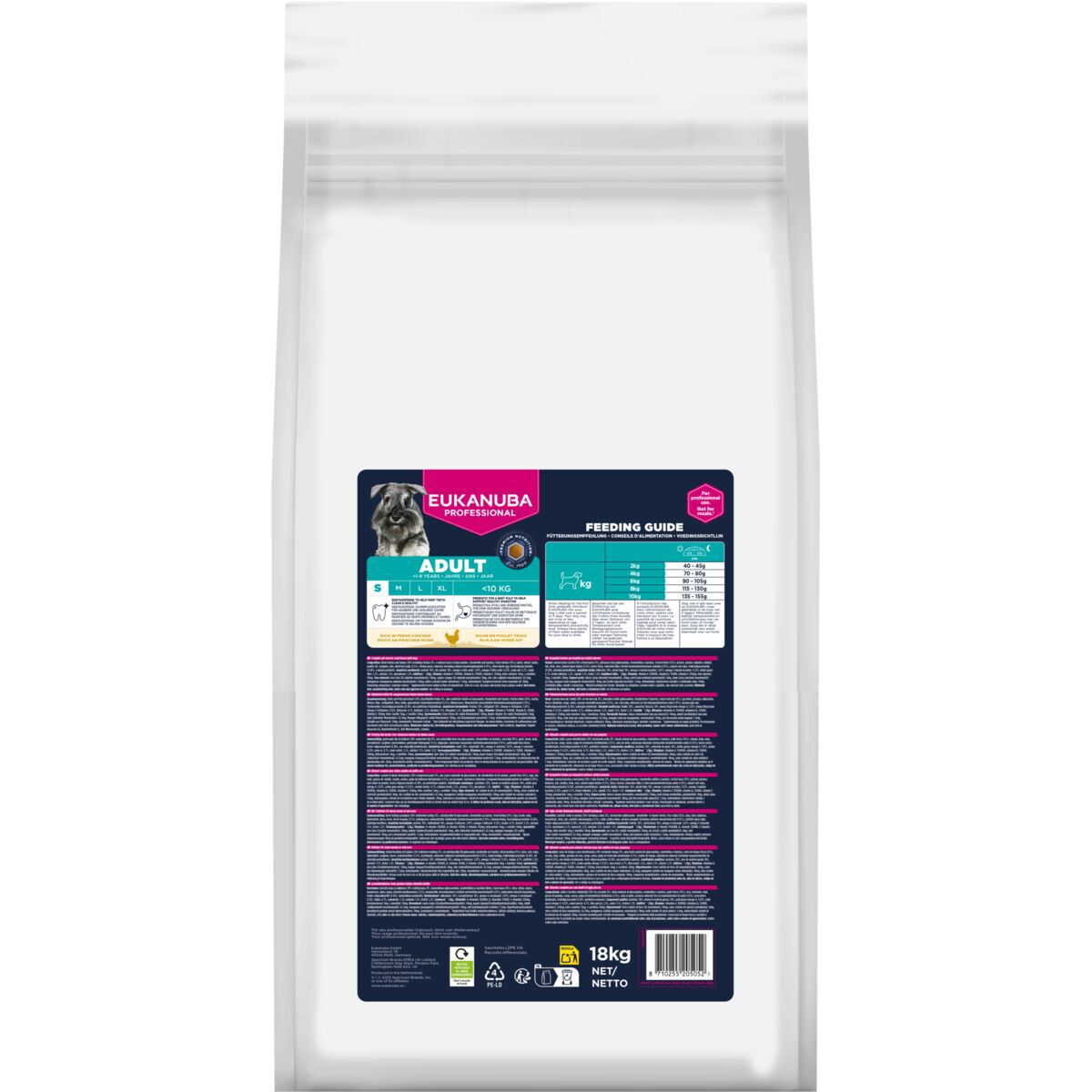 Eukanuba Dog Adult Small Breed Tørrfôr til Hund 18kg