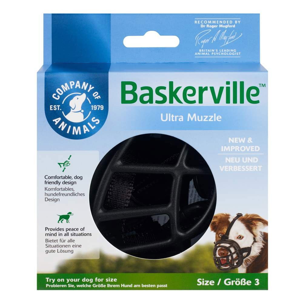 Baskerville Ultra Munkorg 3 - Munnkurv til hund